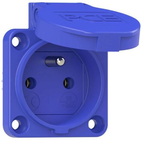 PC Electric 104-0bs Prise à contact de protection IP54 bleu R247432