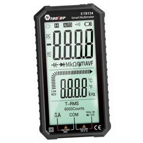 PC Full Screen Multimeter, Useful Multi-tester, DC Voltmeter Tools, Digital Multimeter, Automatic Digital Meter, Measuring Instrument, Abdominal Equipment