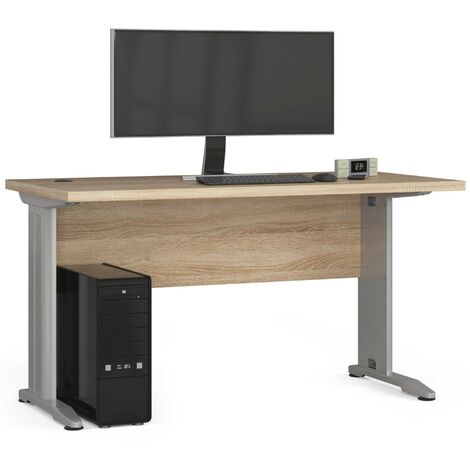 PC-Schreibtisch AKORD BM135 in der Farbe Sonoma-Eiche B135 x H76 x T60 cm