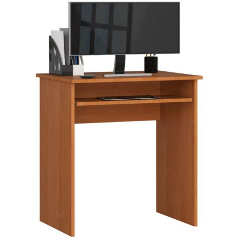 PC-Schreibtisch AKORD STAR in der Farbe Erle und 1 Ablagen B68 x H74 x T51 cm