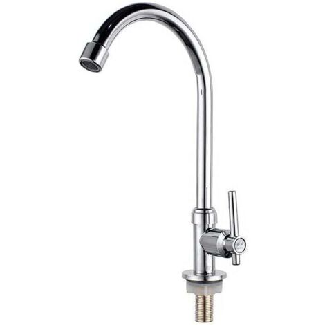 pc Single Handle Kitchen Faucet, Stainless Steel Kitchen Mixer Tap, 360° Swivel Kitchen Faucet MUMU
