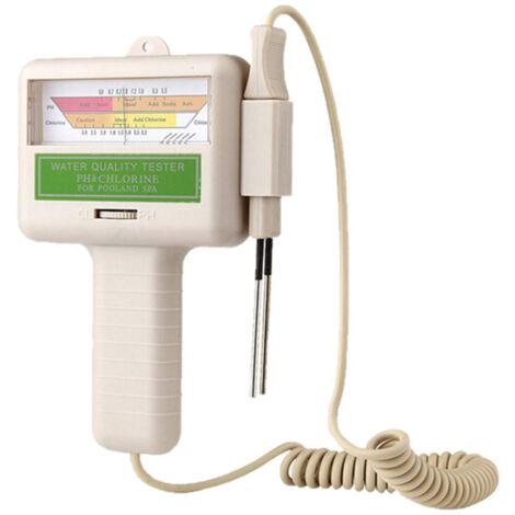 PC101 PH & CL2 Test 2 in 1 Elektronischer digitaler SPA-Tester Wasserqualitätsdetektor Analyse Restchlormonitor