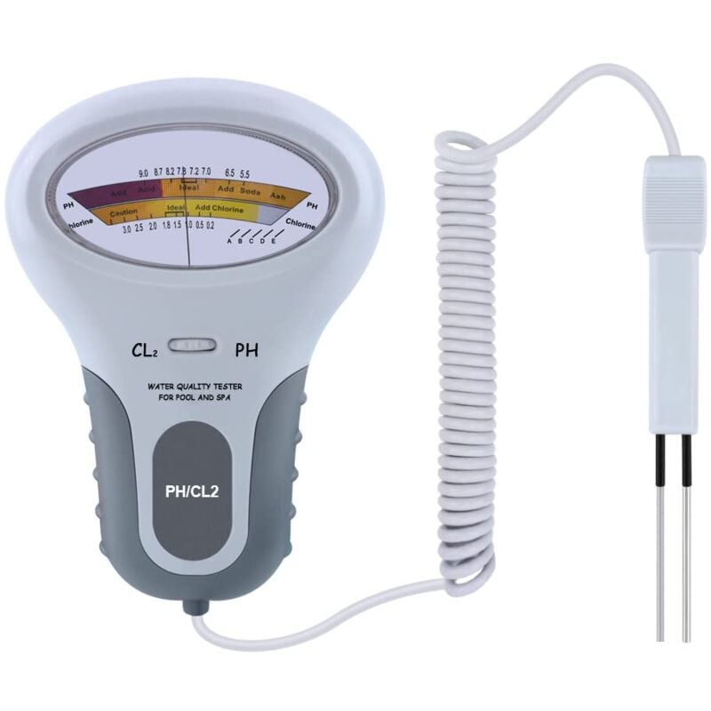 Ineasicer - PC102 Testeur de qualité de l'eau de Piscine avec Source Chaude et détecteur de Chlore résiduel pour Aquarium
