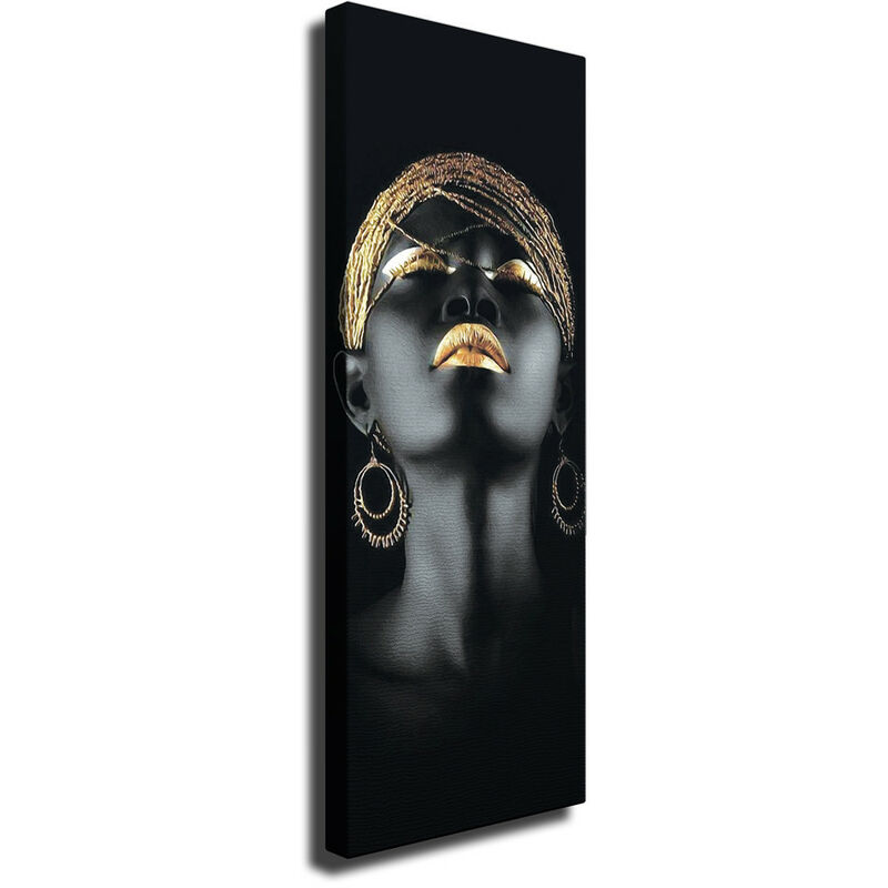 Peinture sur Toile Étroite et Longue, Multicolore, 30x80 cm, Pour Couloir ou Petite Salle de Séjour