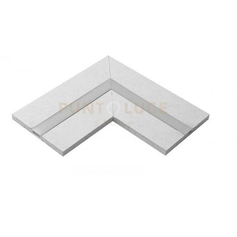 PCALA3- RACCORDO GRANDE  A "L" PER PROFILI/STRISCE LED 2 PEZZI PER CARRARA "G"