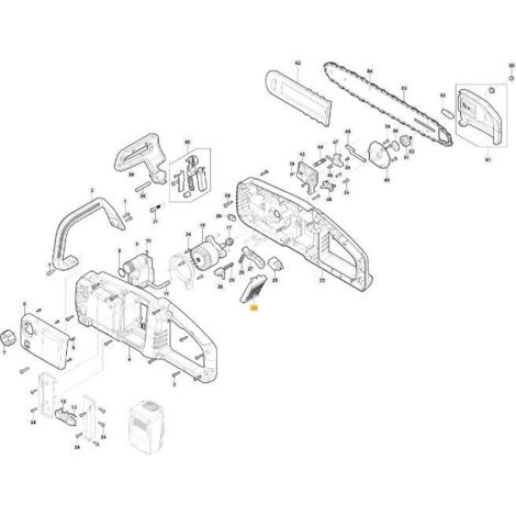 PCB - CS 100 Li 20 ORIGINAL STIGA - 118806263/0