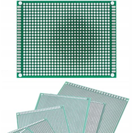 PCB prototipo universale bifacciale 70 x 90 mm (verde)