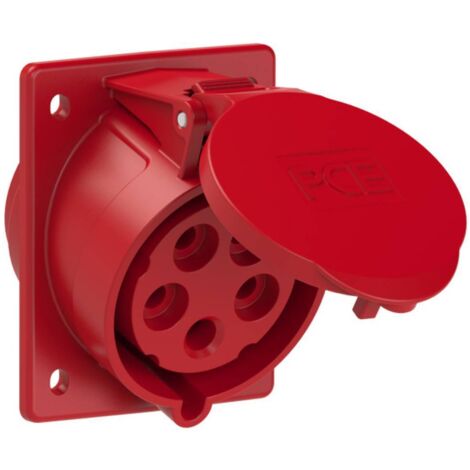 PCE 425-6tt Presa da pannello CEE 32 A 5 poli 400 V 1 pz.