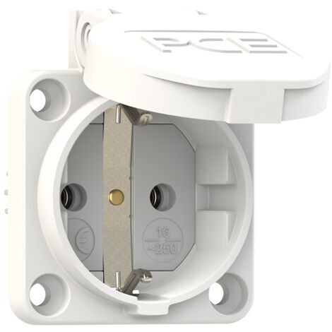 PCE 601.450.02  Anbau-Steckdose   IP54 Weiß