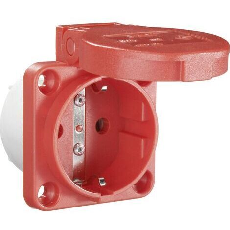 PCE 601.450.04  Anbau-Steckdose   IP54 Rot