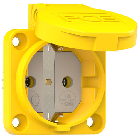 PCE 601.450.05  Anbau-Steckdose   IP54 Gelb