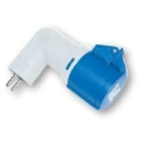 PCE 9434100 ADAPTATEUR DROIT 3 PÔLES AVEC TERRE