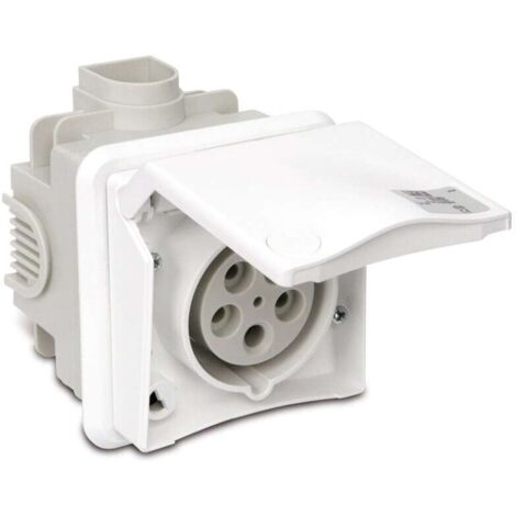 PCE CEE-Unterputzsteckdose 32 A, 400 V, IP44