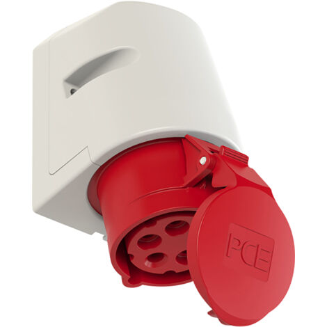 PCE CEE Wandsteckdose 5-polig, 16 A, 400 V, IP44