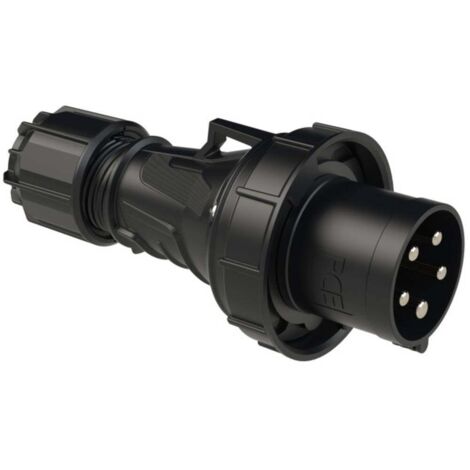PCE connettore maschio CEE 63 A 5 poli nero