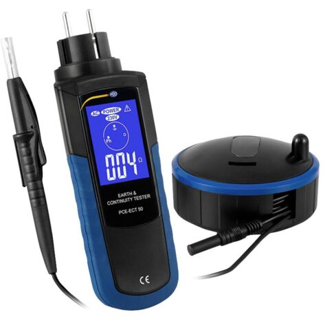 PCE-Instruments Controllore di Terra Portatile Blu Robusto