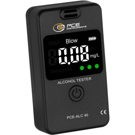 PCE Instruments PCE-ALC 40 Ethylomètre avec écran, possibilité d'afficher différentes unités Y807393