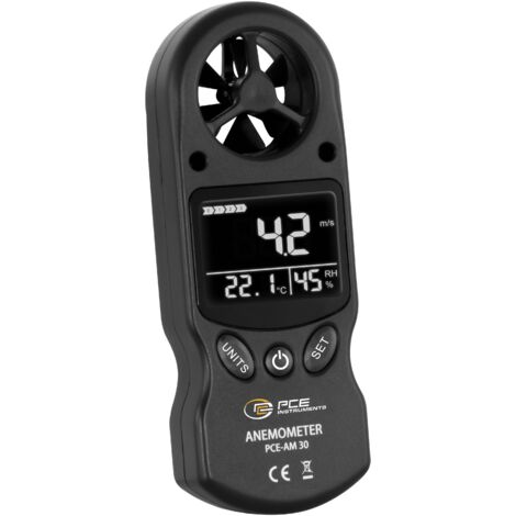 PCE Instruments PCE-AM 30 Anémomètre 0.1 à 30 m/s avec fonction thermométrique Q050923