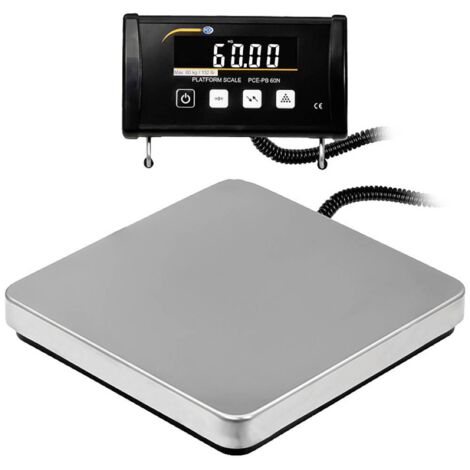PCE Instruments PCE-PB 60N Bilancia pesa pacchi Portata max. 60 kg Risoluzione 20 g