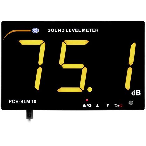 PCE Instruments Sonomètre PCE-SLM 10 30 - 130 dB 31.5 Hz - 8.5 kHz USB A003892