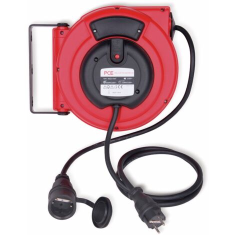 PCE KABELAUFROLLER 10M 3G2.5 ROT (42174 ROT)