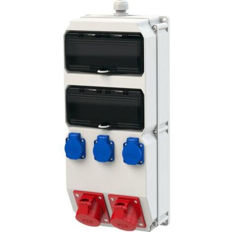PCE KST-WANDVERTEILER 2X5/16 3XSSD (9025089 STROBL IP54)