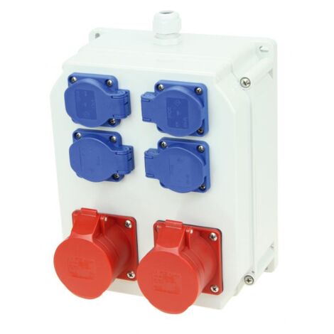 PCE KUNST.MOBILVERTEIL.2X16A/4XSSD (SCHWAZ IV)
