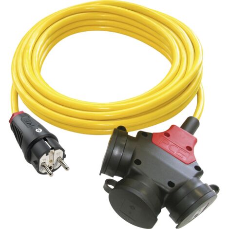PCE Verlängerungskabel 3-fach K35 3G1.5 Länge 5 m IP44