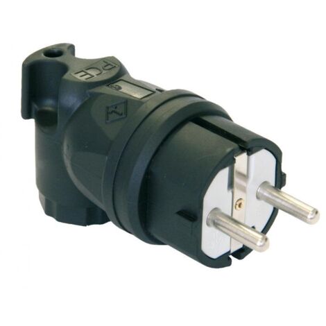 PCE WINKELST. 2P+E VOLLGUMMI IP44 (05812-S)
