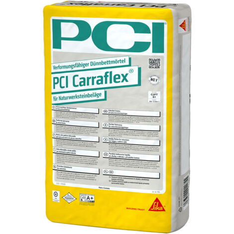 PCI Carraflex Dünnbettmörtel für Naturwerksteinbeläge 25kg