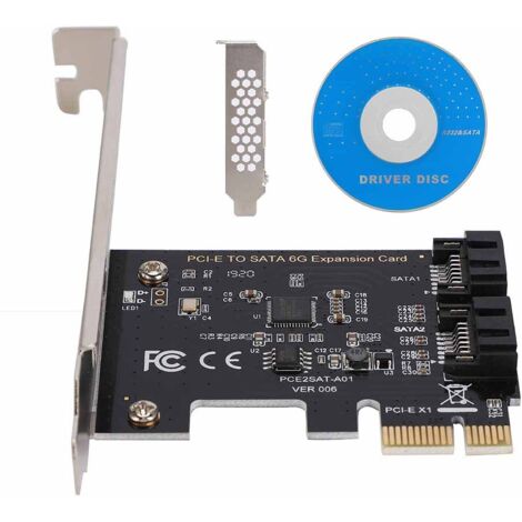 PCI Express zu SATA 3.0 Erweiterungskarte – 2 SATA III 6 Gbit/s Anschlüsse für Festplatten