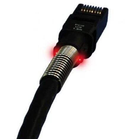 PCI6-F/3 PatchSee câble RJ45 catégorie 6a F/UTP (0.9 mètre) - Cordon ethernet blindé avec système de repérage lumineux