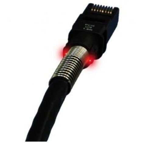 PCI6-U/6 PatchSee câble RJ45 catégorie 6a U/UTP (1.8 mètre) - Cordon ethernet avec système de repérage lumineux