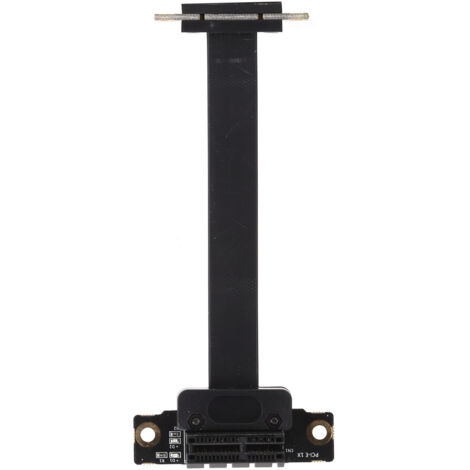PCIe 1X Dual-Winkelverlängerungskabel mit LED und 8-Gbit/s-Gen3-Netzwerkanschluss