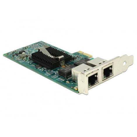 PCIe  2 x Gigabit LAN, LAN-Adapter Geschwindigkeit: 10/100/1000 MBit/s