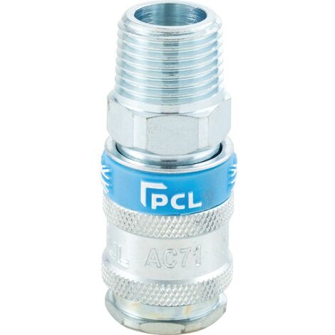 2PC Male Airline PCL fitting 1/4" BSP Thread 