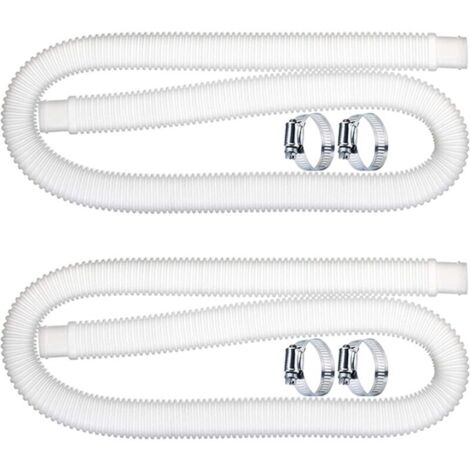 pcs 32mm Replacement Pool Hose, Pool Hose, Pool Filtration Pump Replacement Hose (1.5M) for Intex 300 330 530 1000 GPH