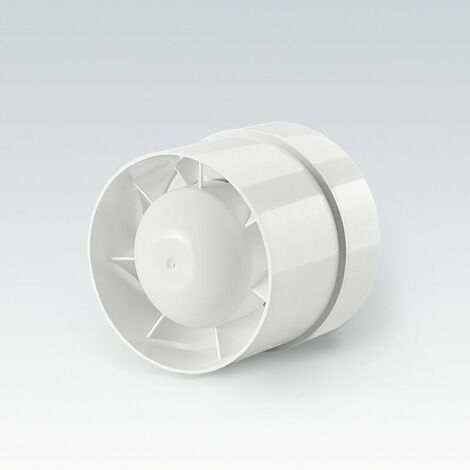 PCS Air Extractor Fan, Economical 100mm, 12W/130m³, Inline Ducted Axial Extractor: Bathroom, Kitchen, Basement