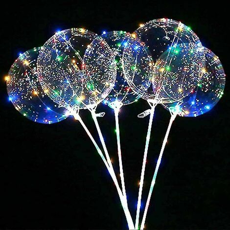 pcs ballons ballons légers, ballons ballon led, ballon led coloré, ballons hélium led, guirlandes lumineuses led colorées.,11