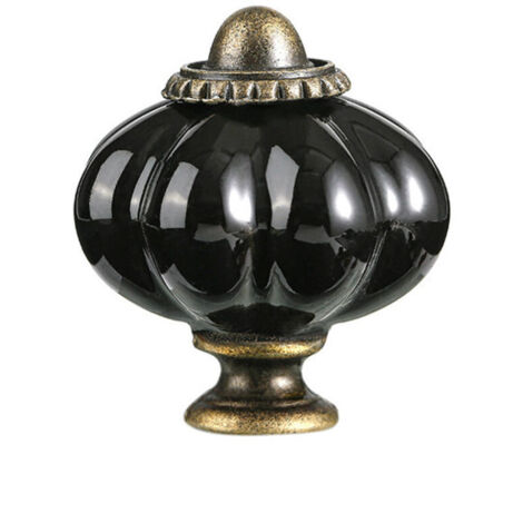 Pcs Boutons Vintage de Citrouille, Poignee de Meuble Antique, avec Vis pour Cuisine Placard, Commode, Armoire (Noir)