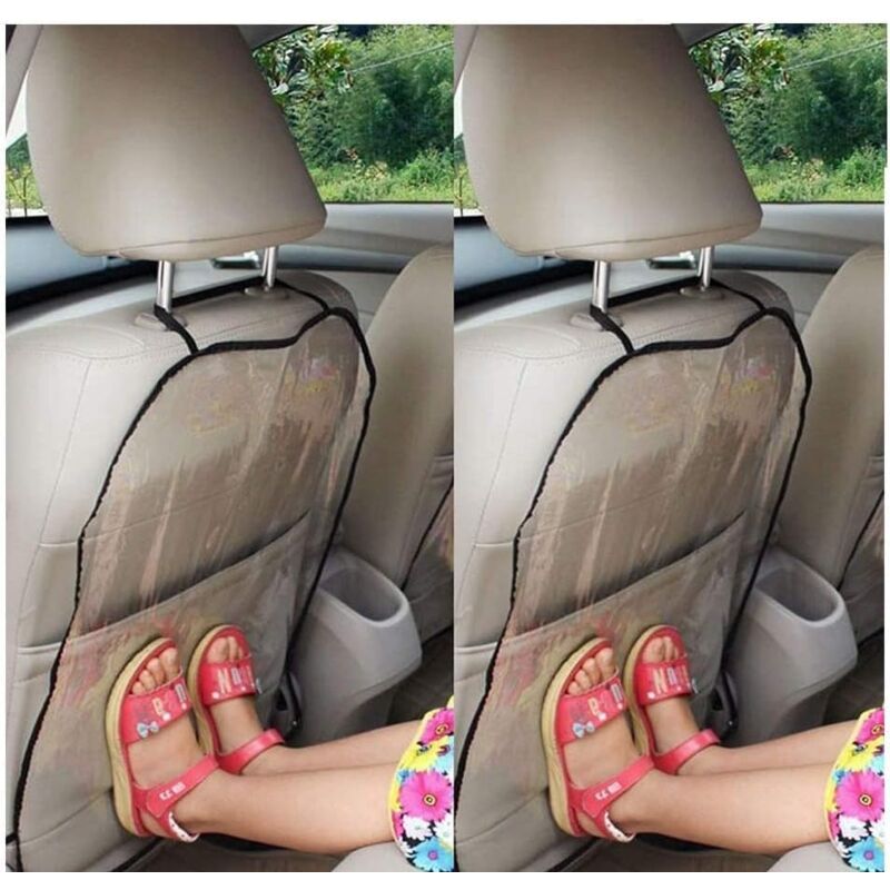 Pcs Car Seat Cover,Car Auto Seat Cover Protection For Kids Mud Clean Mat Protector Kick Mat Dust Rear Anti Kick and Dust