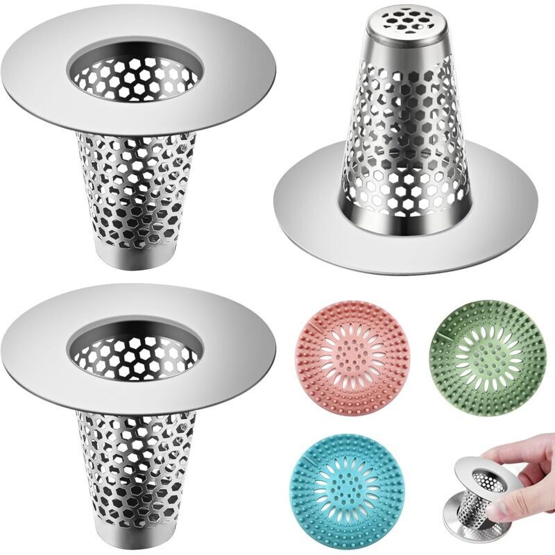 Image of Pcs Conical Sink Strainer, Stainless Steel&hellip;