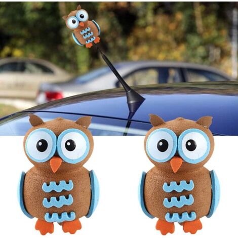 PCS Cute Owl Shaped Car Antenna Ball for Car Decoration