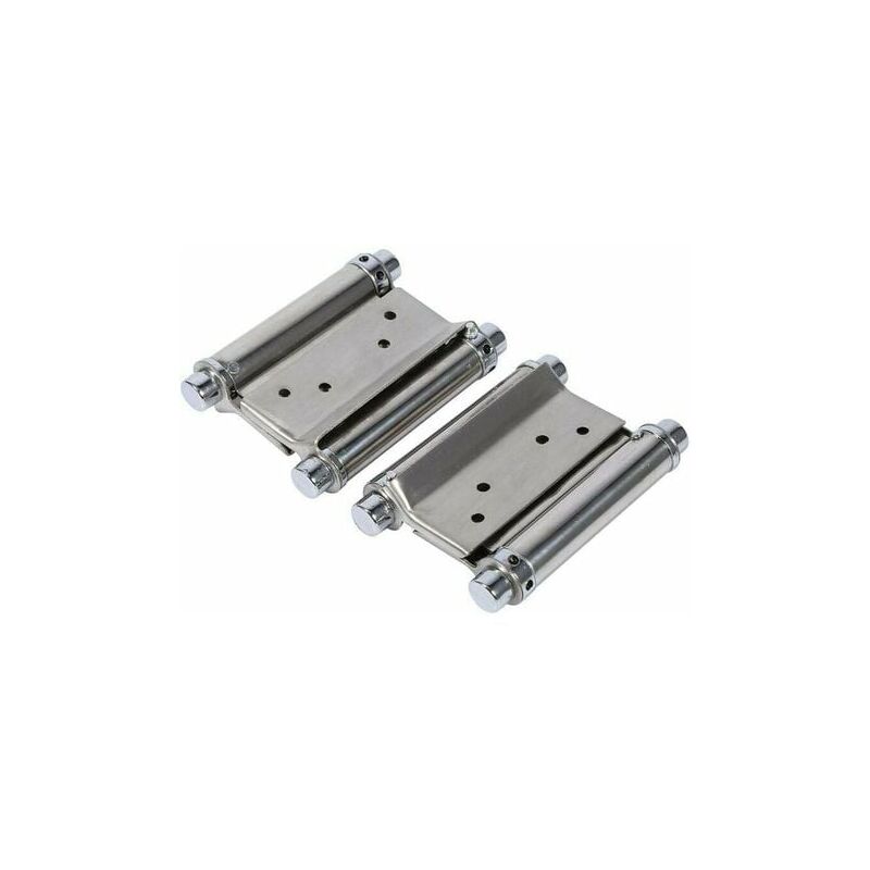 Pcs Door Hinges 3ih Double Action Spring Hinges Stainless Steel Door Hinges for Interior Doors Bar Cafe