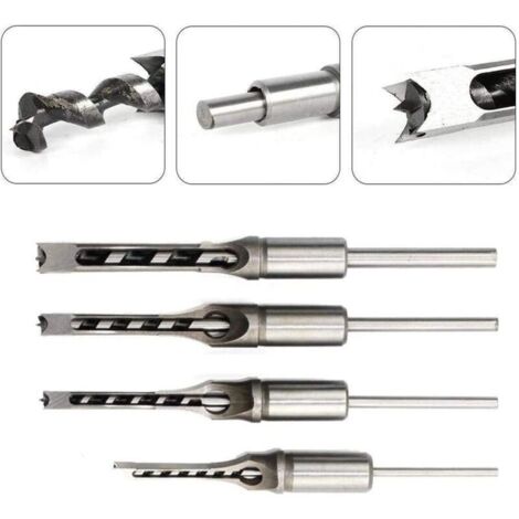 pcs HSS twist drill bits, woodworking, square, drilling tools, square mortises, square hole