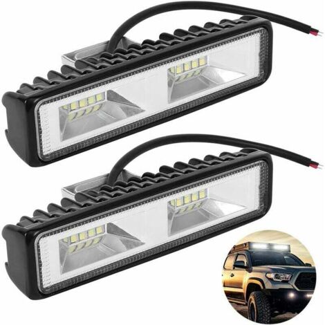 PCS LED-Arbeitslicht, LED-Arbeitsleiste für Fahrzeug, Boot, LKW, Auto, SUV, ATV, 48 W, 12–30 V