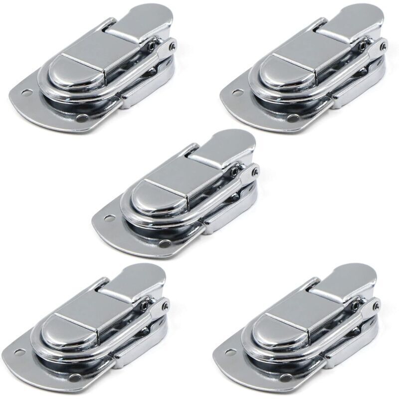 pcs Lever Closure Toggle Latches Stainless Steel Toggle Latches for Boxes, Gift Boxes, Drawers, Cabinets, Medical Kits, Toolboxes