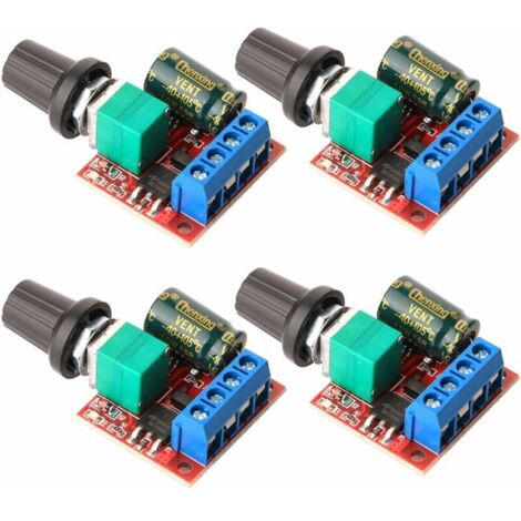 Pcs Mini PWM Motor Drehzahlregler DC 5V-35V 5A Einstellbarer PWM Schalter 6V 12V 24V Geschwindigkeitsdimmer mit LED Anzeige
