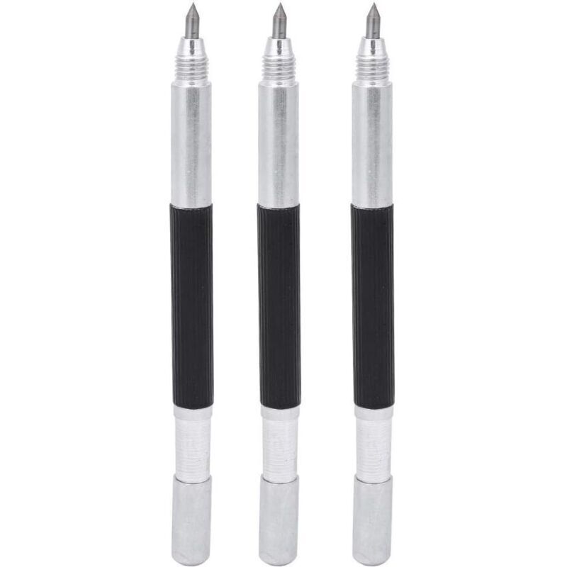 pcs Pen, Double Tip Carbide Metal Marking Engraving Pen for Glass Ceramic Tile Metal Wood Tracing Tips