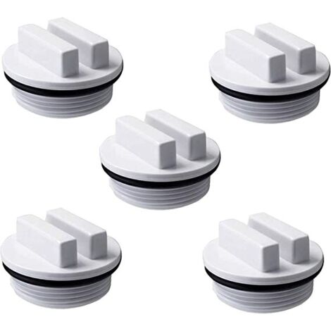 Pcs Pool Winter Plug, 1/2" Pool Return Plug Threaded Pool Hose Plugs with O-Ring for Pools and Spas